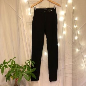Black Highwaist Denim Pant